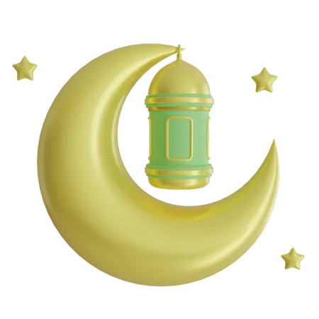 Croissant de lune  3D Icon