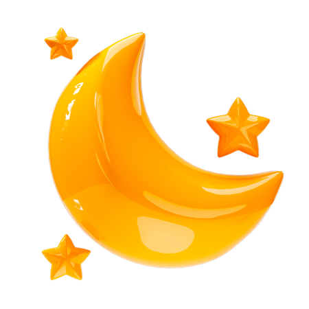 Croissant de lune  3D Icon