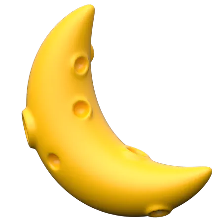 Croissant de lune  3D Icon