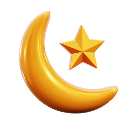 Croissant de lune2  3D Icon