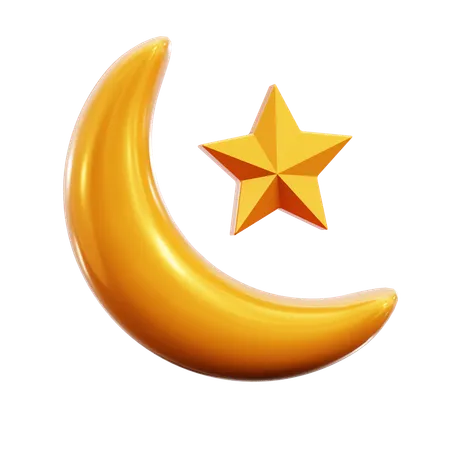 Croissant de lune2  3D Icon