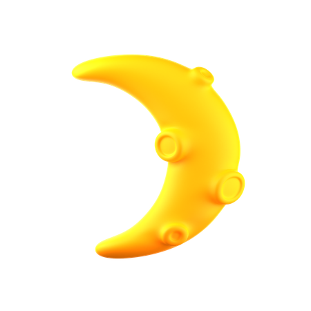 Étoile du croissant  3D Icon