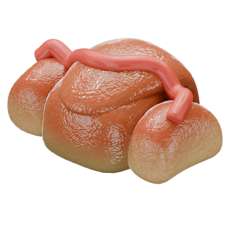 Croissant stylisé  3D Icon