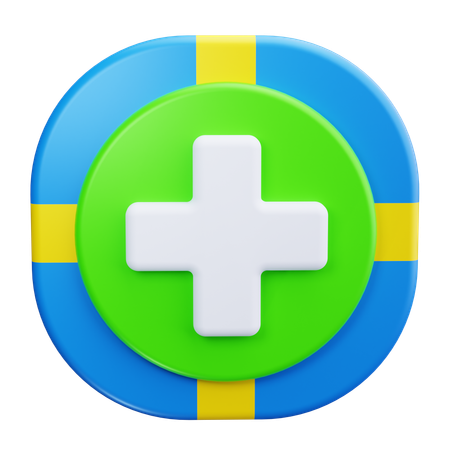 Croix médicale  3D Icon