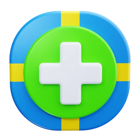 Croix médicale  3D Icon