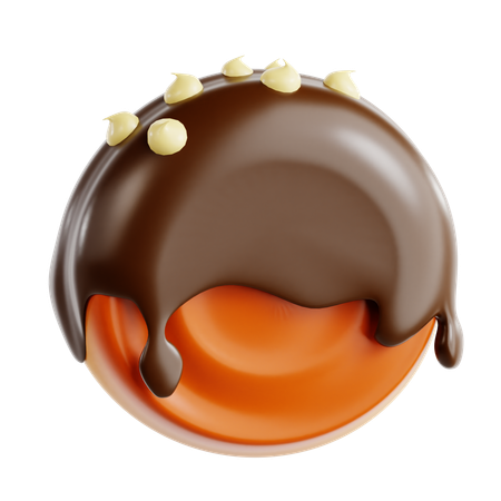 Cromboloni Chocolate  3D Icon