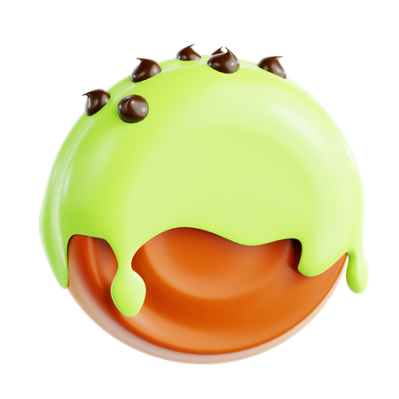 Cromboloni Pistachio  3D Icon