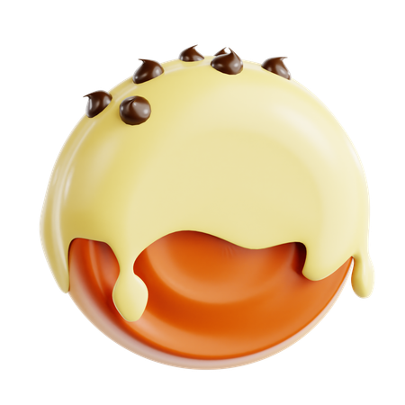 Cromboloni Vanilla  3D Icon