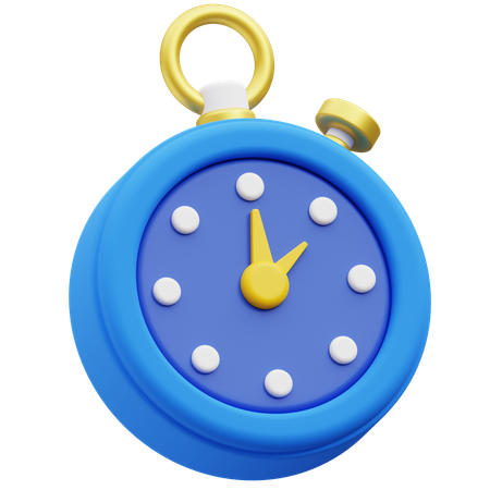 Cronógrafo  3D Icon
