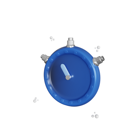Cronógrafo  3D Icon