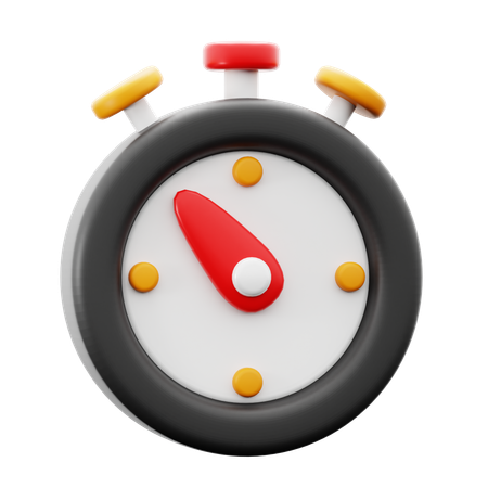 Cronógrafo  3D Icon