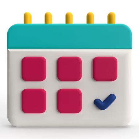 Agendar  3D Icon