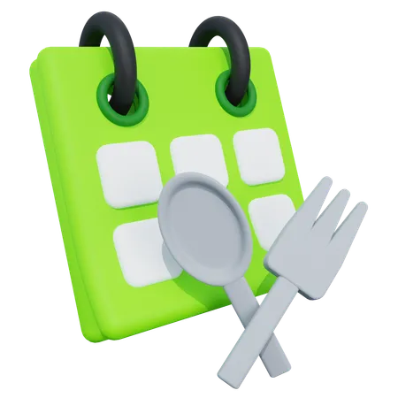 Cronograma de dieta  3D Icon