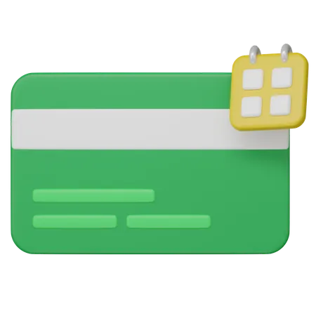 Agenda de pagamentos  3D Icon