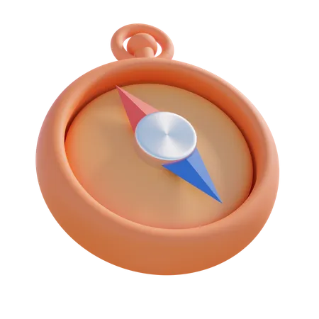 Cronometer Compass  3D Icon