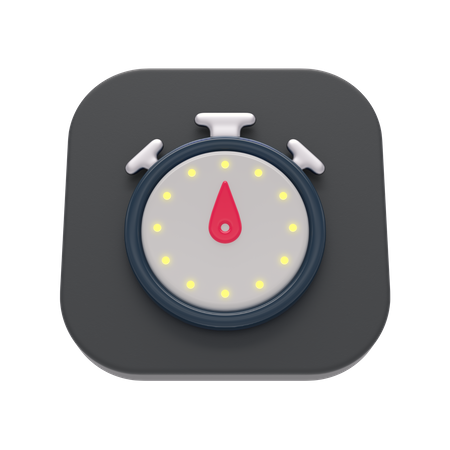 Cronómetro  3D Icon