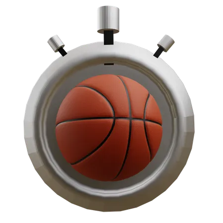 Cronômetro de basquete  3D Icon