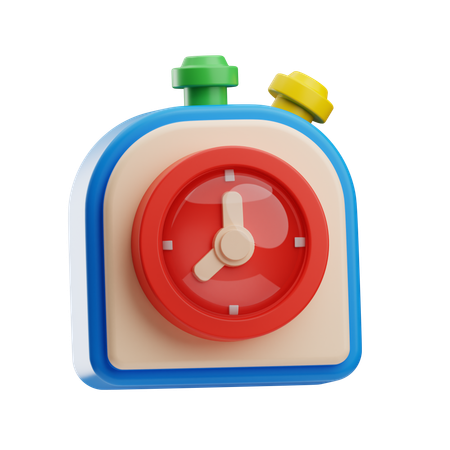 Cronómetro retro  3D Icon