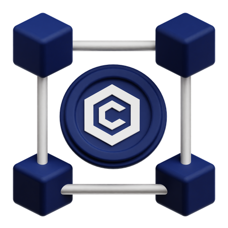 Cronos Blockchain  3D Icon