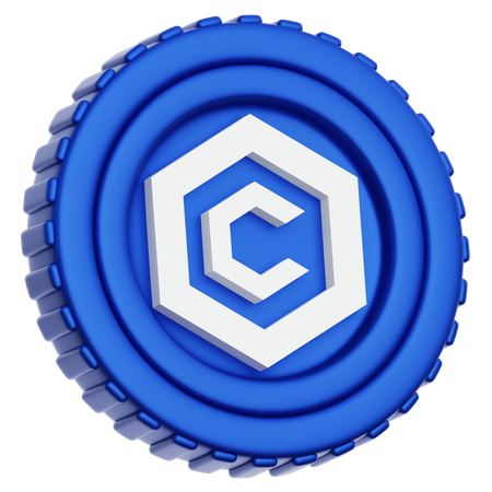Cronos CRO Coin  3D Icon