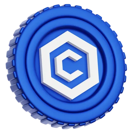 Cronos CRO Coin  3D Icon