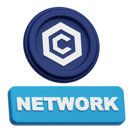 Cronos Network  3D Icon