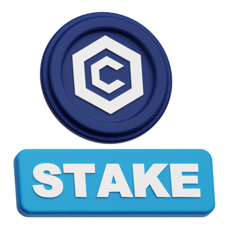 Cronos Stake  3D Icon