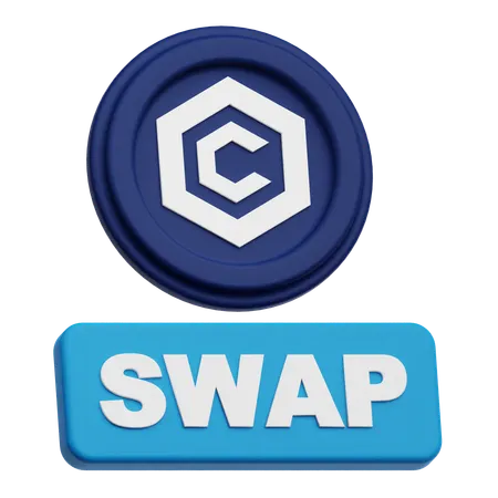 Cronos Swap  3D Icon