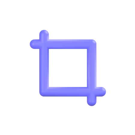 Crop  3D Icon