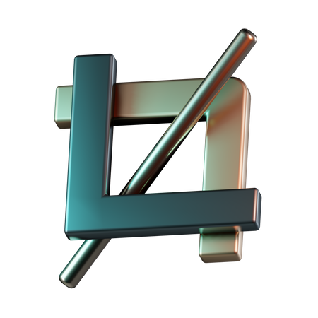 Crop  3D Icon