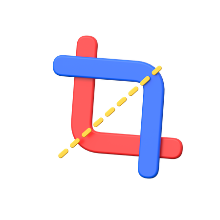 Crop  3D Icon