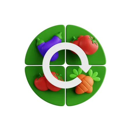 Crop Rotation Planner  3D Icon