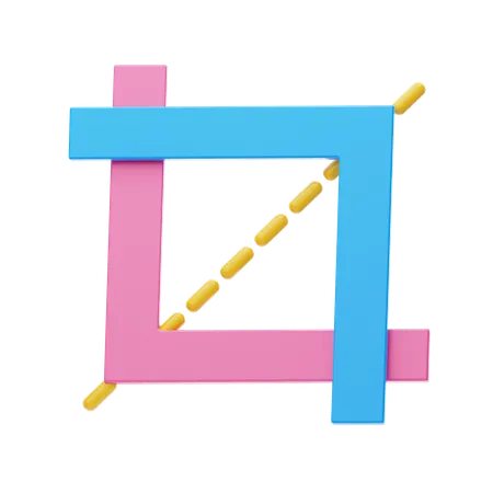 Crop Tool  3D Icon