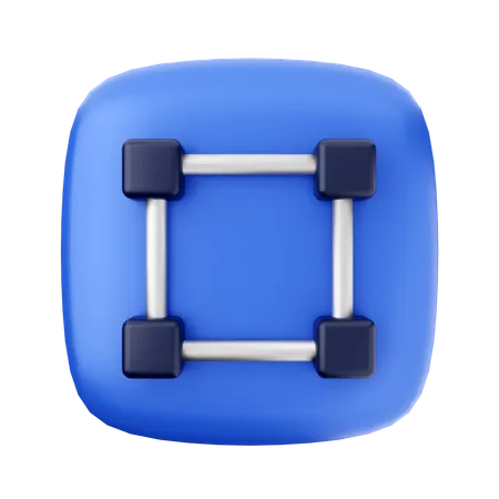 Crop Tool  3D Icon