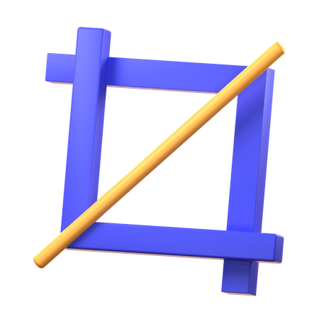 Crop Tool  3D Icon