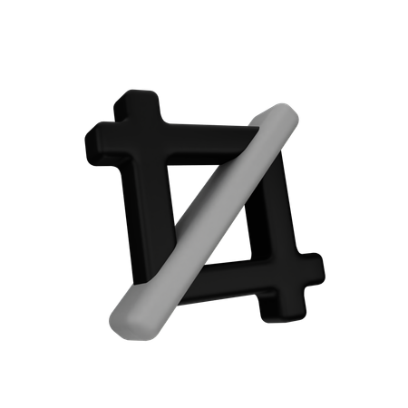 Crop Tool  3D Icon