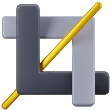 Crop Tool  3D Icon