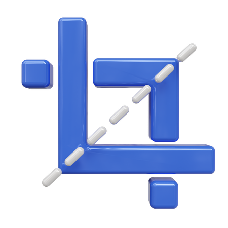 Crop Tool  3D Icon