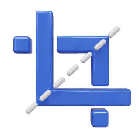 Crop Tool  3D Icon