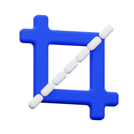 Crop Tool  3D Icon