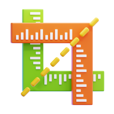 Crop Tool  3D Icon