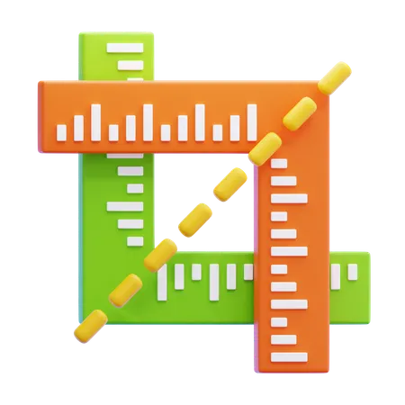 Crop Tool  3D Icon