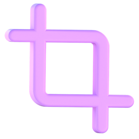 Crop Tool  3D Icon