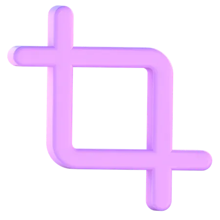 Crop Tool  3D Icon