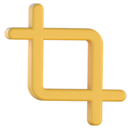 Crop Tool  3D Icon