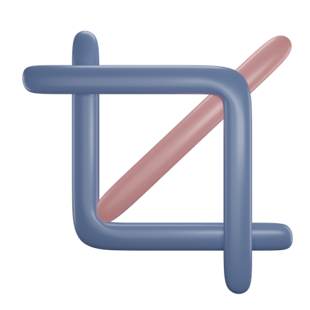 Crop Tool  3D Icon