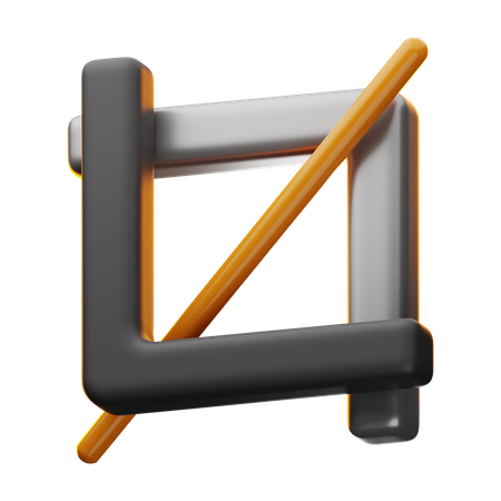 Crop Tool  3D Icon