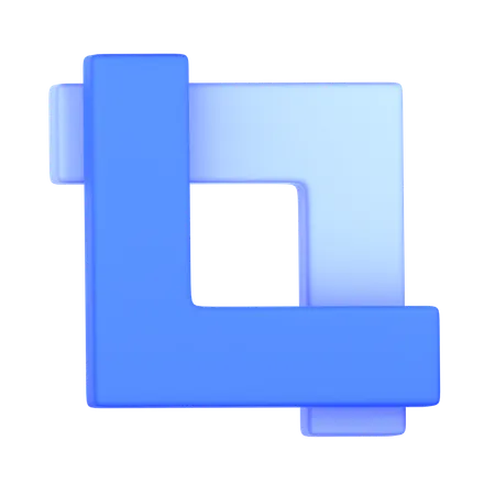 Crop Tool  3D Icon