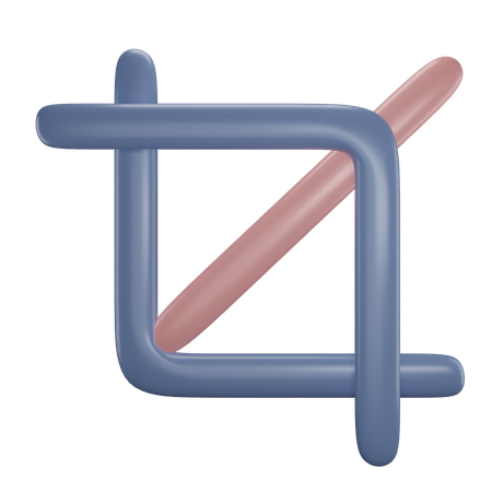 Crop Tool 3D Icon