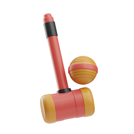 クロッケー  3D Icon
